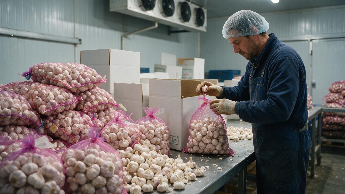 garlic packing