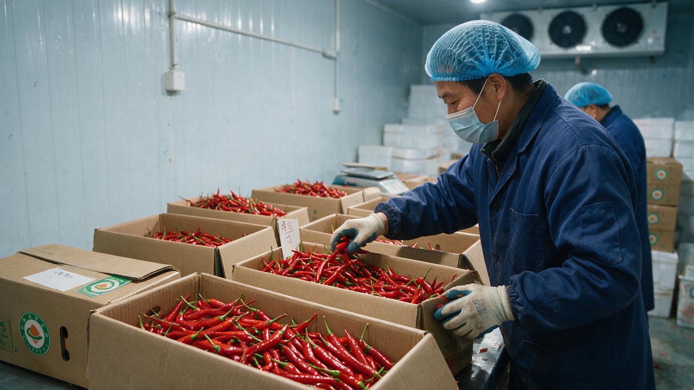 red chili packing
