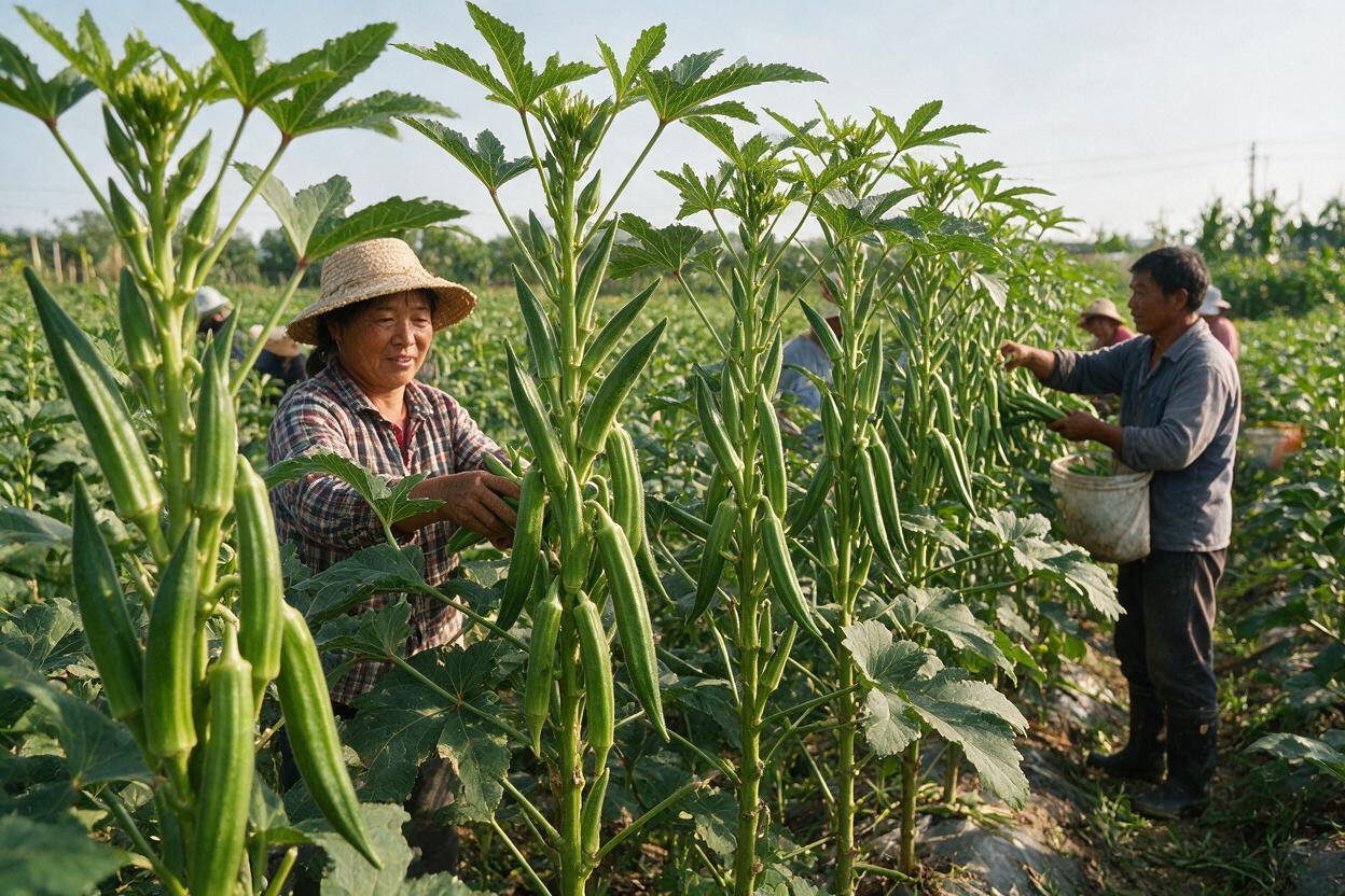 okra field