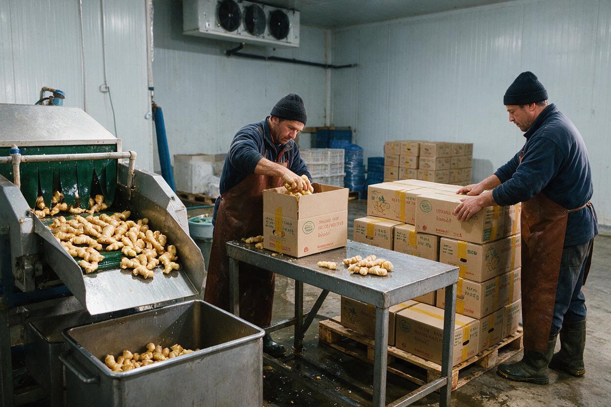 ginger-tissue-culture graded packing