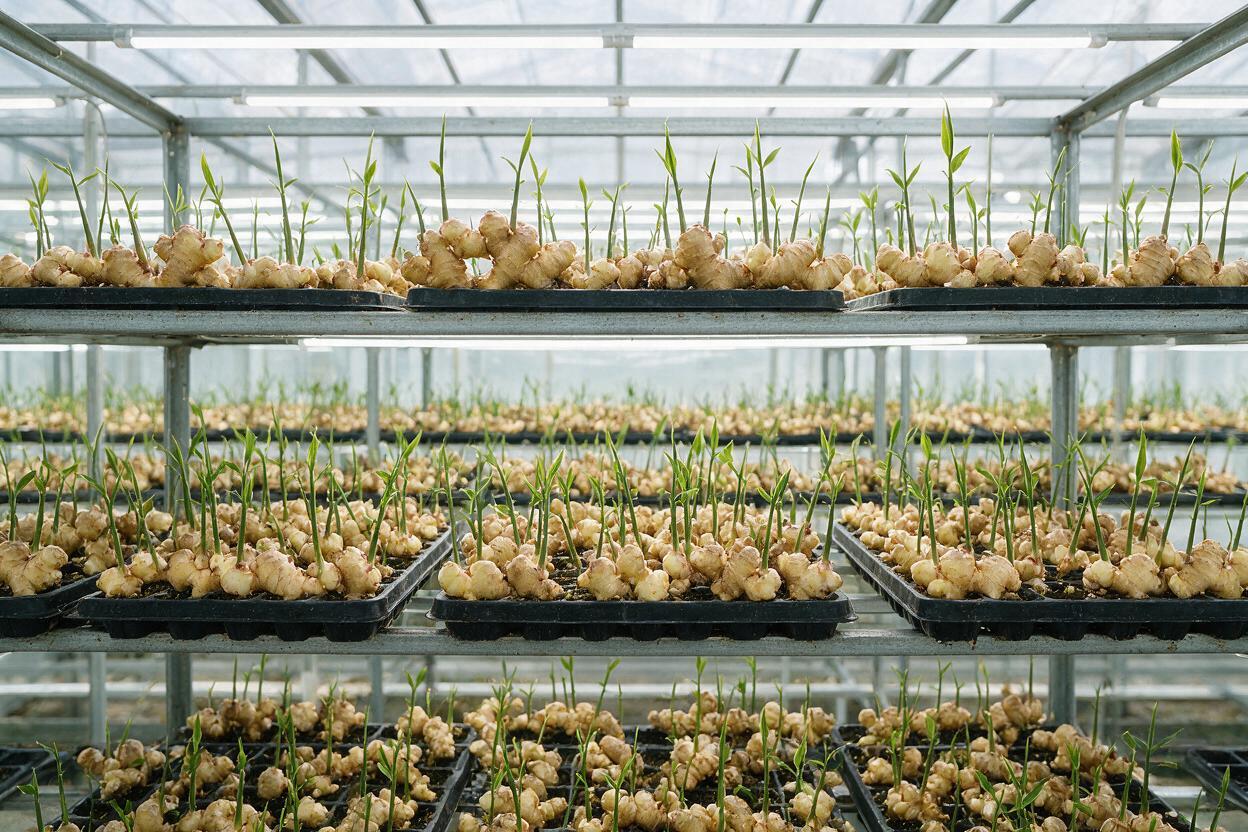 ginger nursery greenhouse