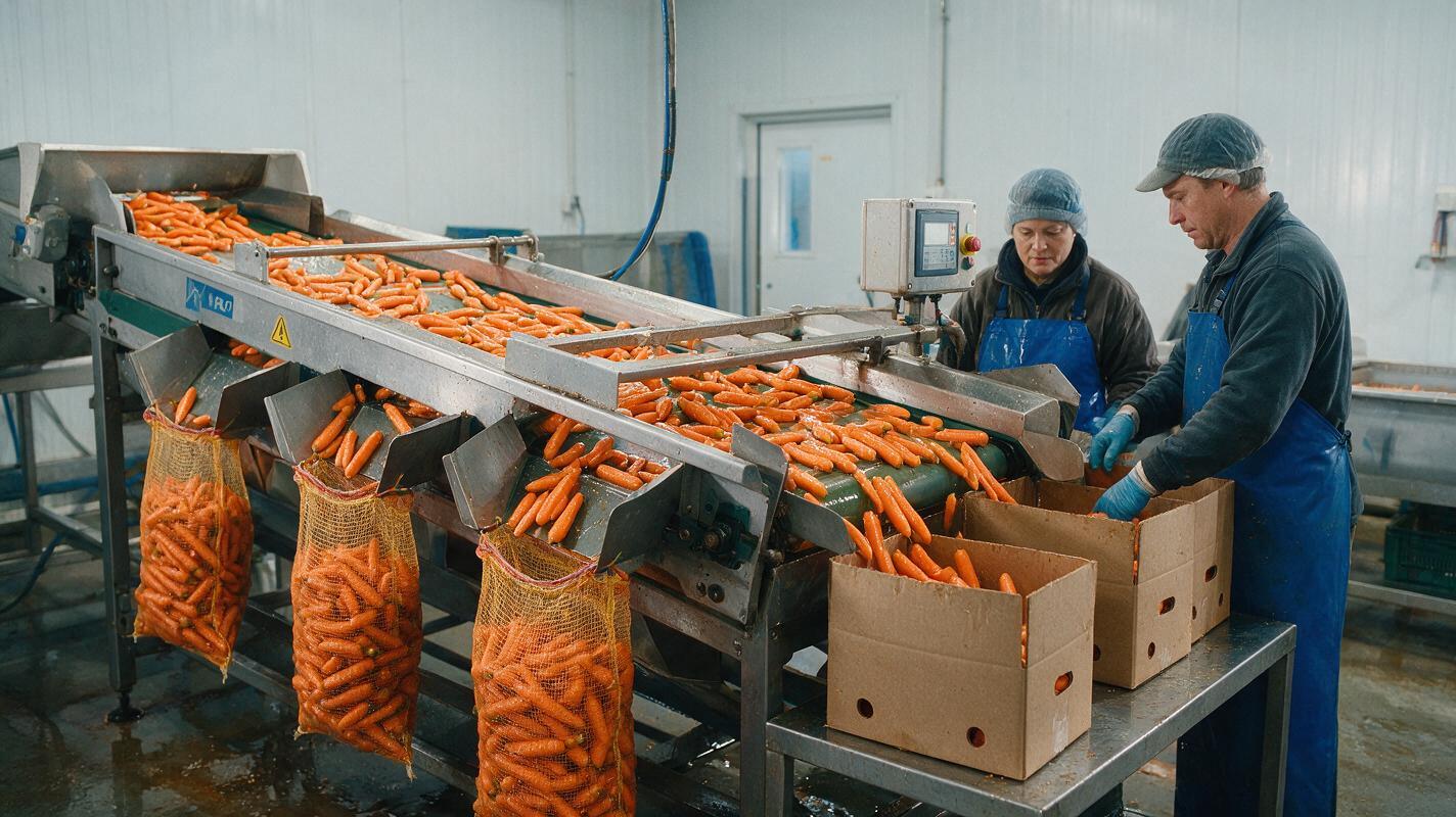 carrot-brix graded packing